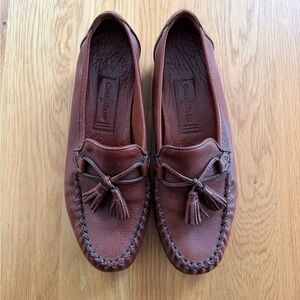 Leather Tassel Loafers